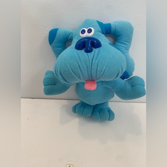 Vintage 1997 Blue from Blue’s Clues Tyco Music and Sound Dog Plush 12” - Picture 1 of 6